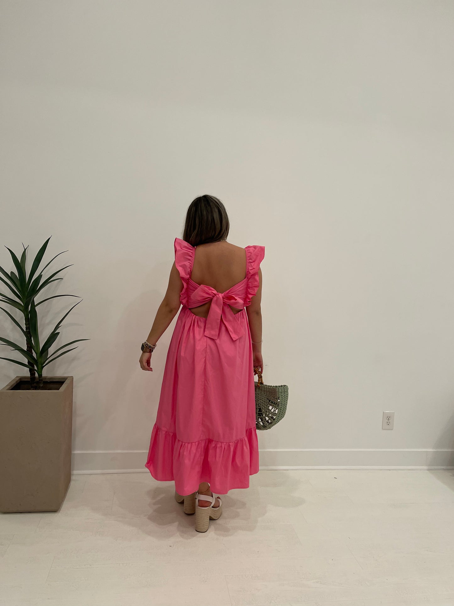 Ava Pink Maxi Dress