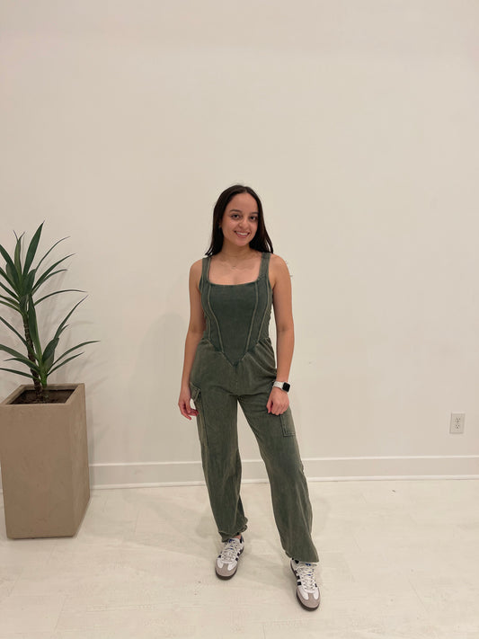 Olive Jumpsuit